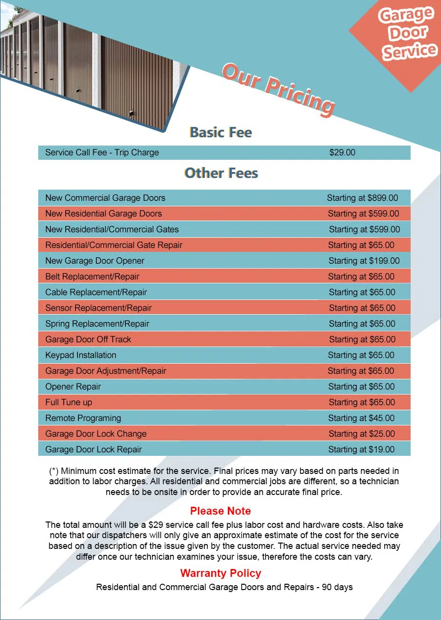 Golden Garage Door Repair Service Romulus, MI 734-419-9280